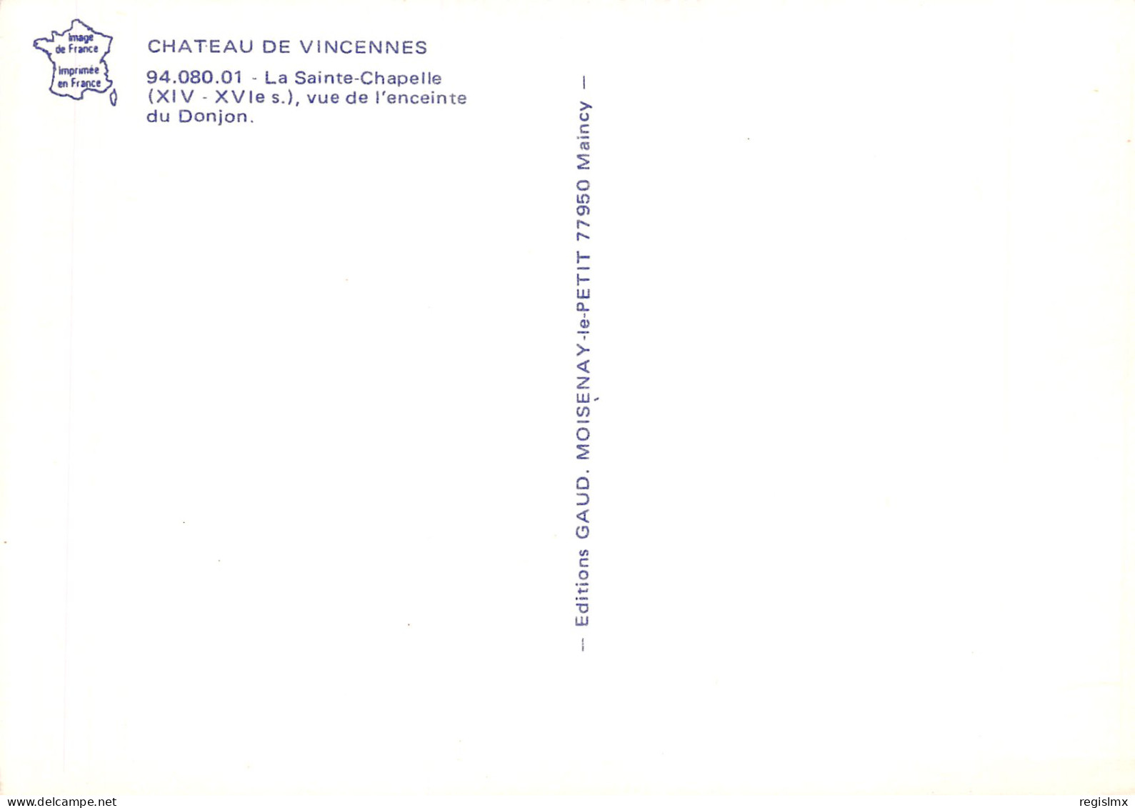 94-VINCENNES LE CHATEAU-N°T2655-D/0303 - Vincennes