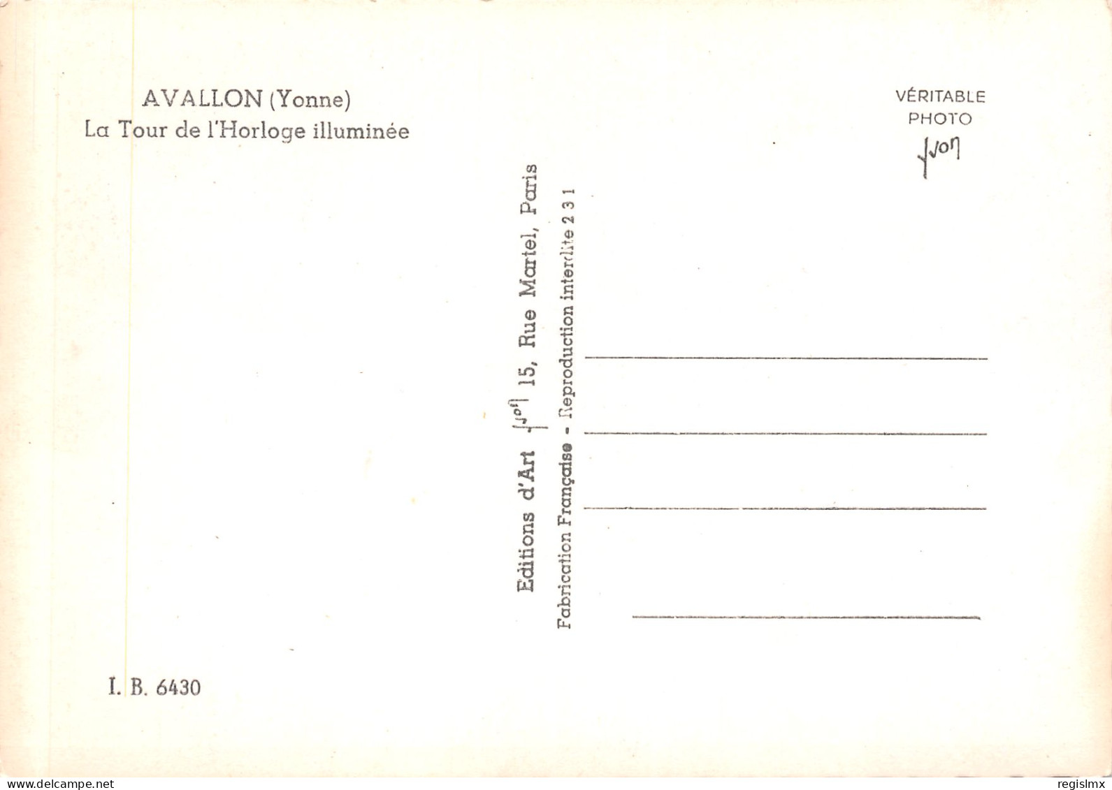 89-AVALLON-N°T2655-D/0251 - Avallon