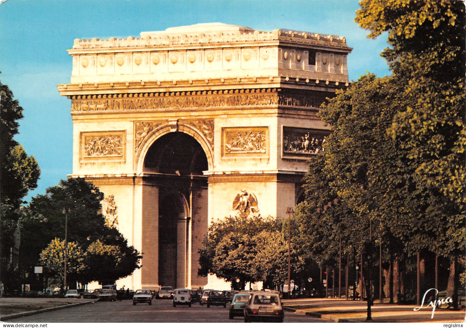 75-PARIS L ARC DE TRIOMPHE-N°T2655-C/0299 - Arc De Triomphe