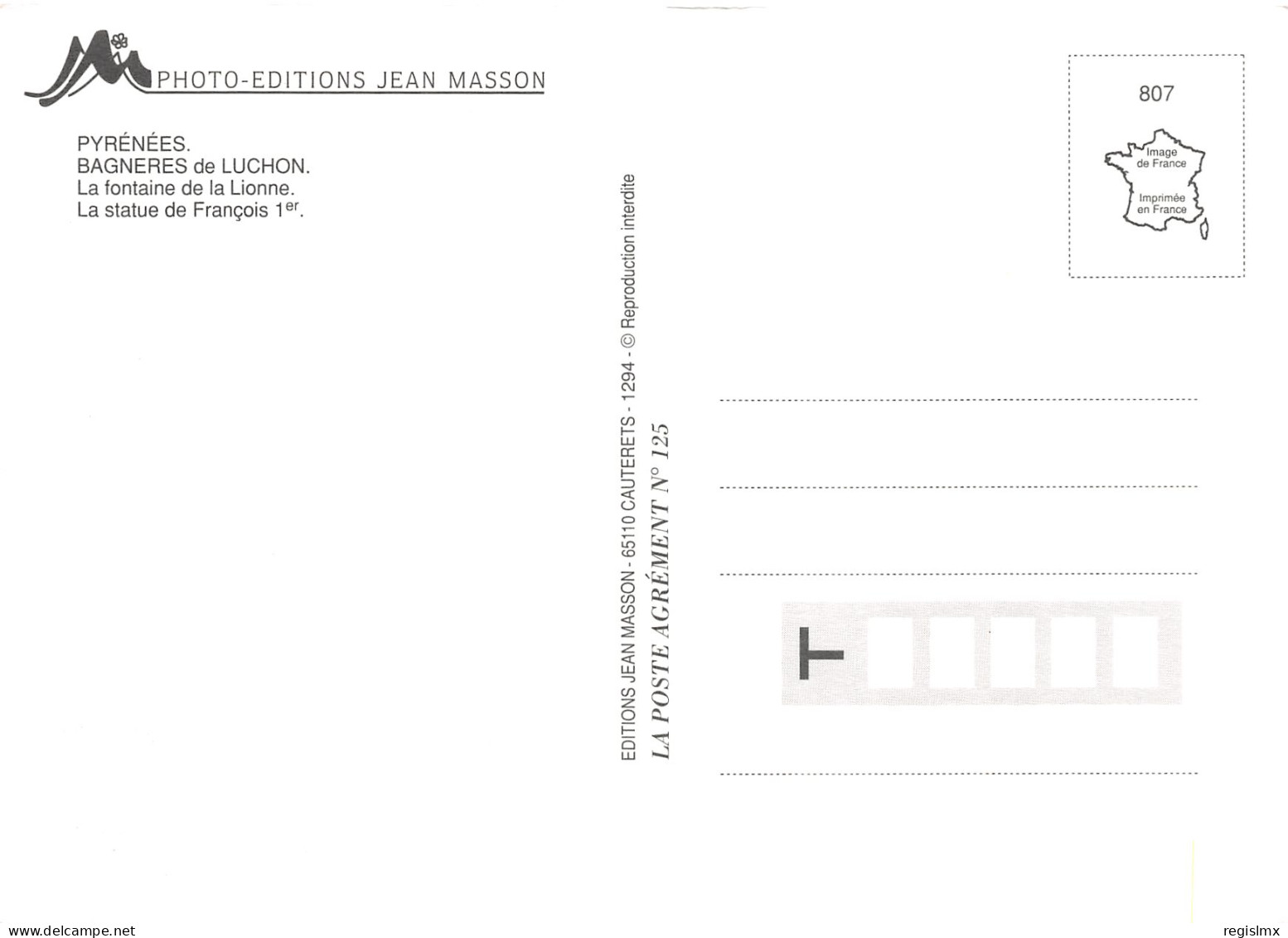 31-BAGNERES DE LUCHON-N°T2655-C/0215 - Other & Unclassified