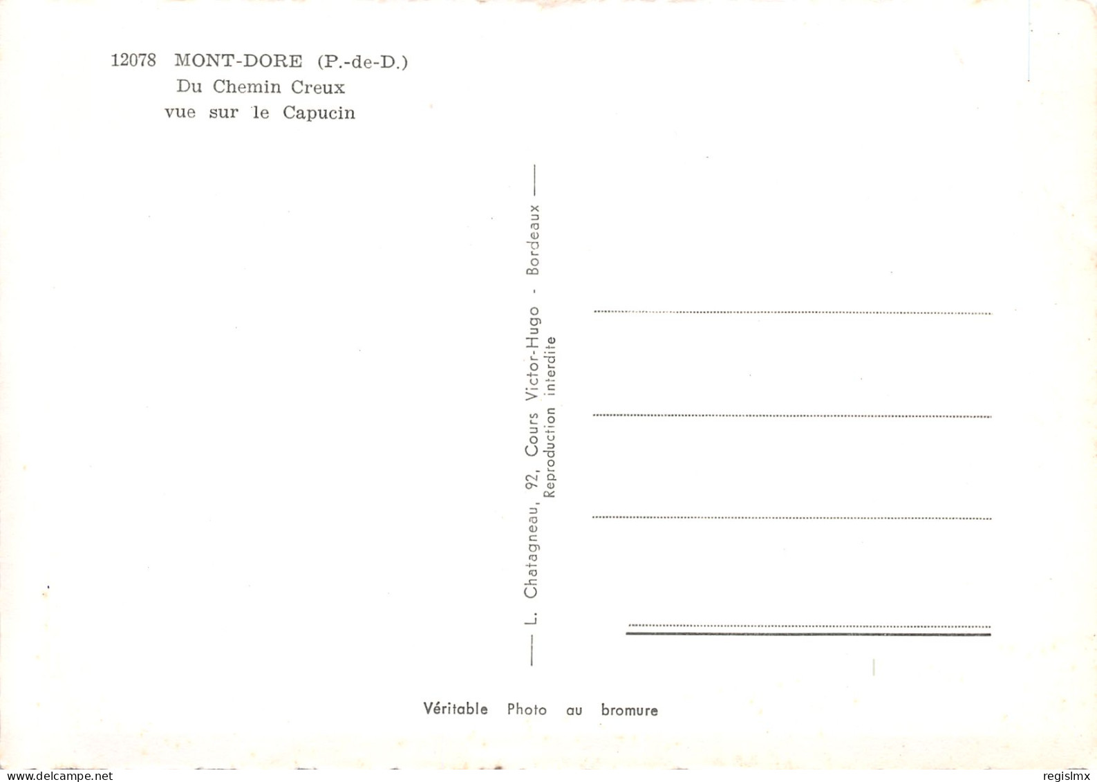 63-LE MONT DORE-N°T2656-D/0035 - Le Mont Dore