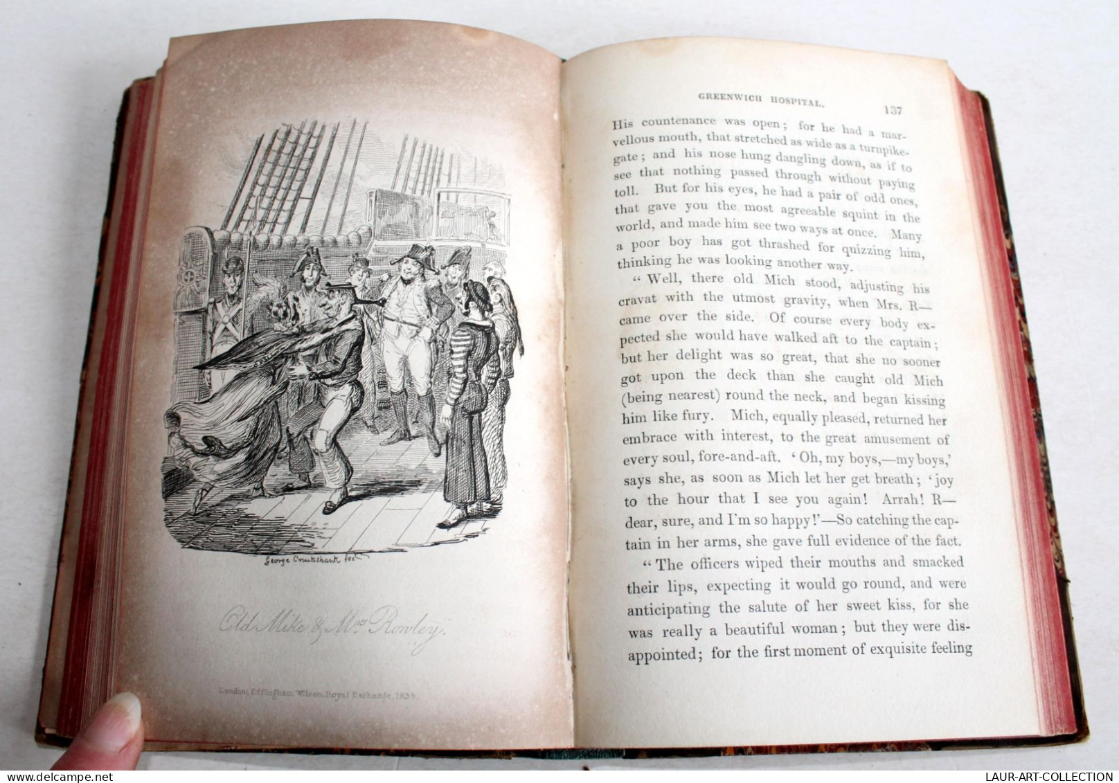 TOUGH YARNS NAVAL TALES & SKETCHES TO PLEASE ALL HAND OLD SAILOR CRUIKSHANK 1835 / LIVRE ANCIEN XIXe SIECLE (1303.33) - 1800-1849