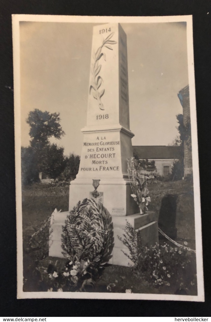 Hécourt - Monument Aux Morts - 60 - Other & Unclassified