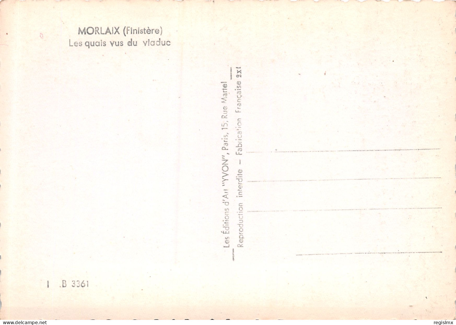 29-MORLAIX-N°T2656-B/0231 - Morlaix