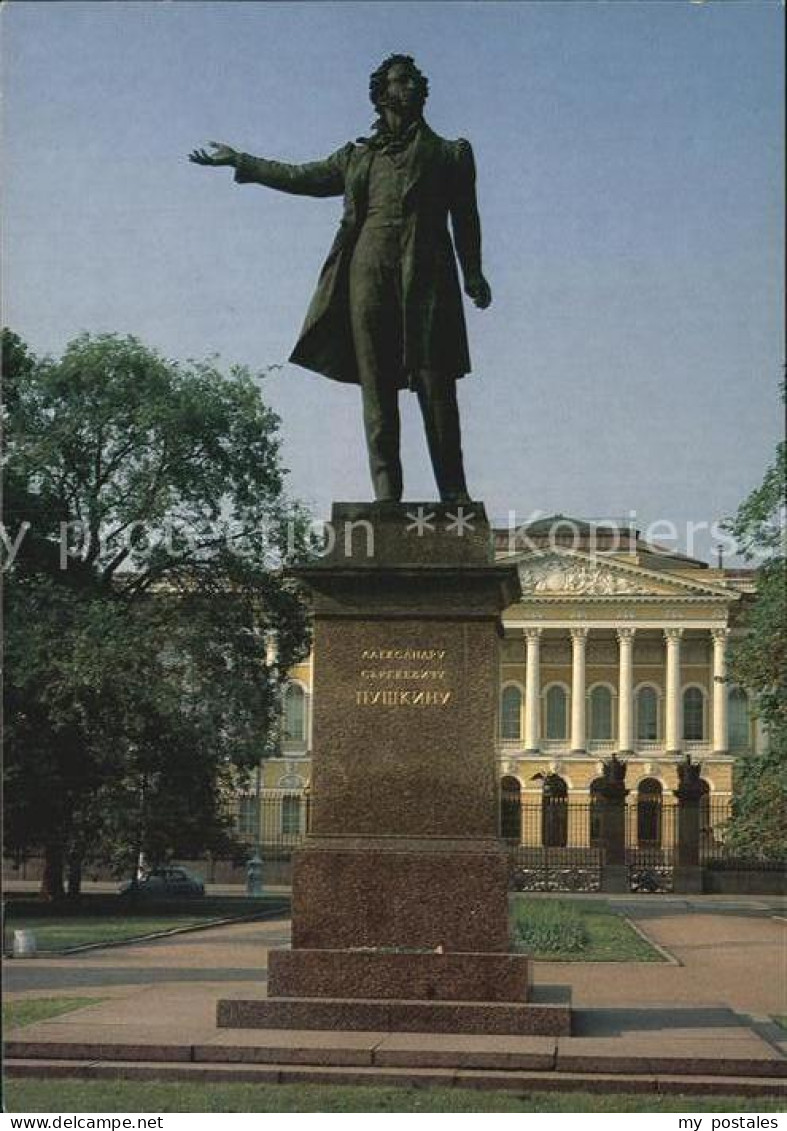 72531000 St Petersburg Leningrad Monument Poet Alexander Pushkin   - Russie