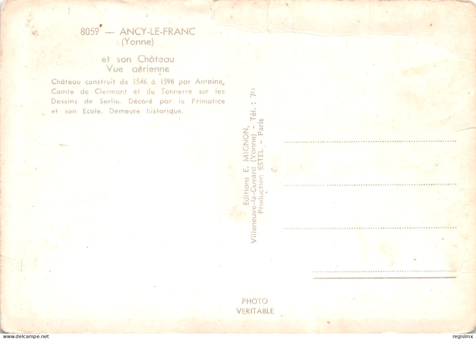 89-ANCY LE FRANC-N°T2656-B/0143 - Ancy Le Franc
