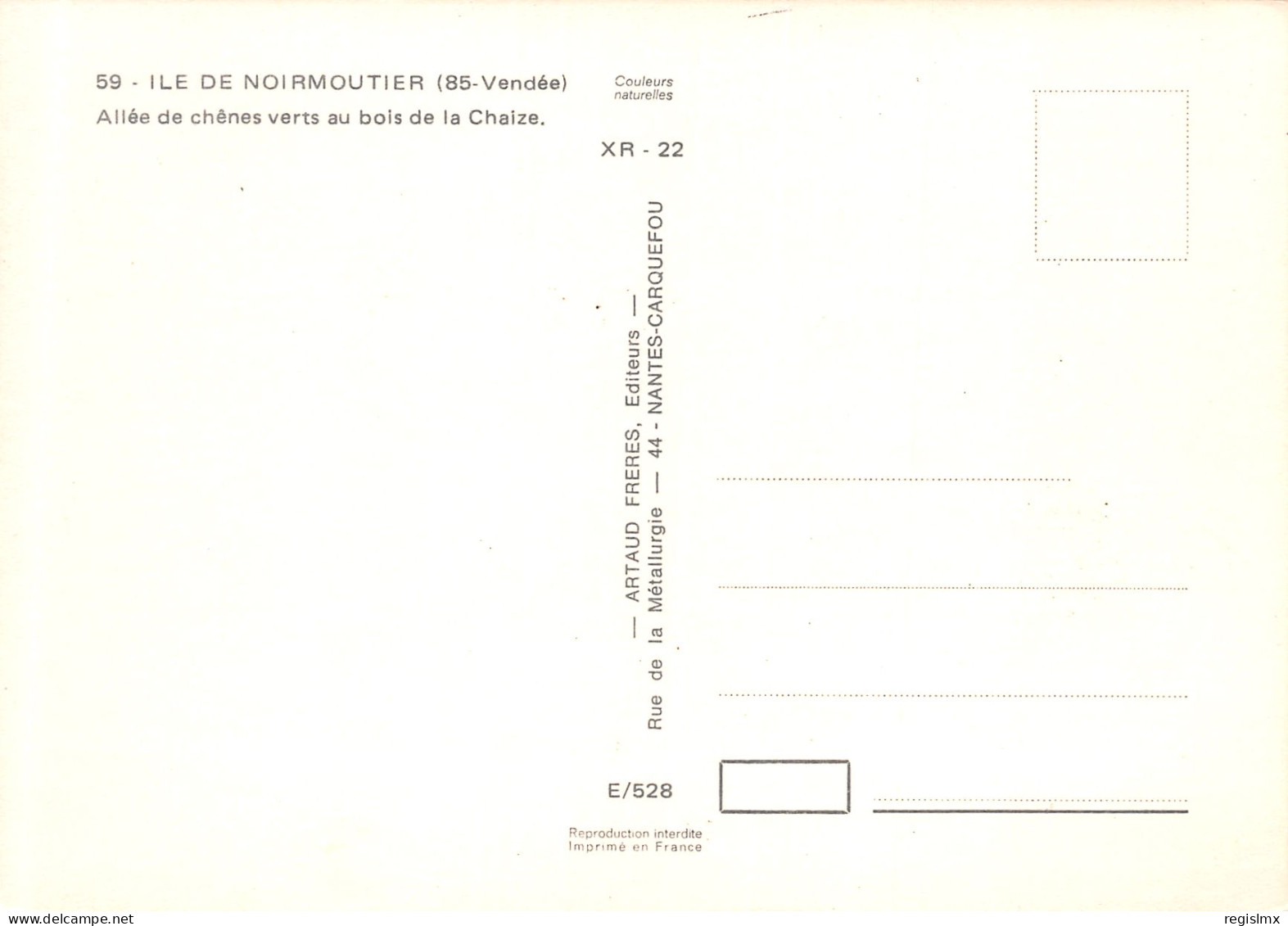 85-NOIRMOUTIER-N°T2657-B/0011 - Noirmoutier