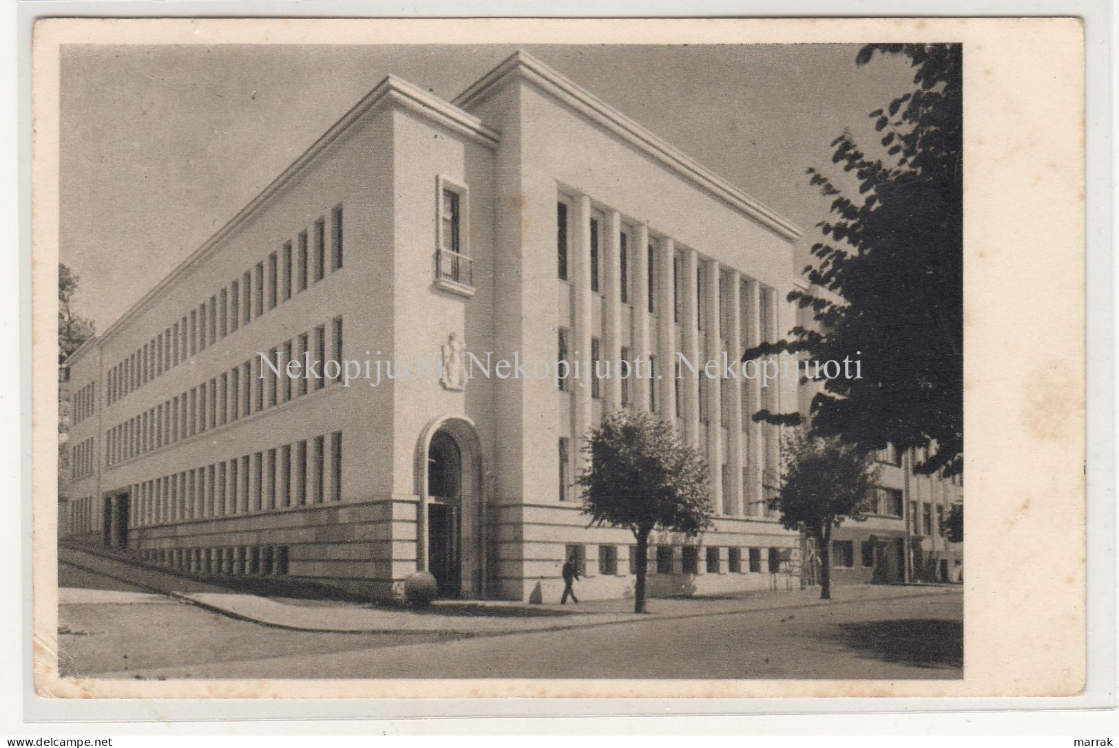 Kaunas, Prekybos Ir Pramonės Rūmai, Apie 1940 M. Atvirukas - Lituanie