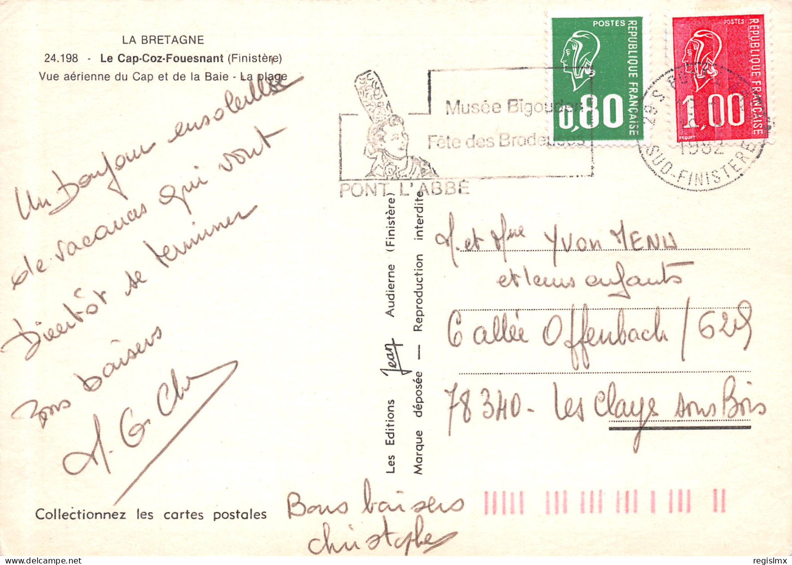 29-LE CAP COZ FOUESNANT-N°T2657-A/0153 - Other & Unclassified