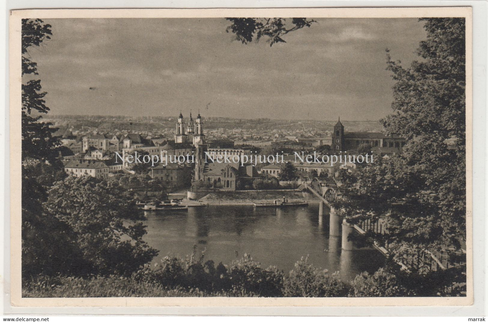 Kaunas, Senamiestis, Apie 1940 M. Atvirukas - Lithuania