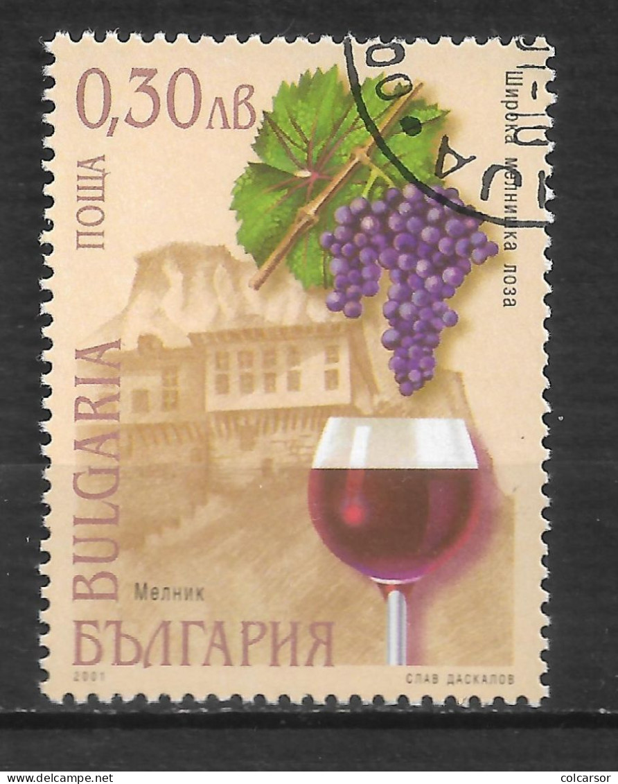 BULGARIE   N° 3904  " VIGNES ET VIN " - Used Stamps