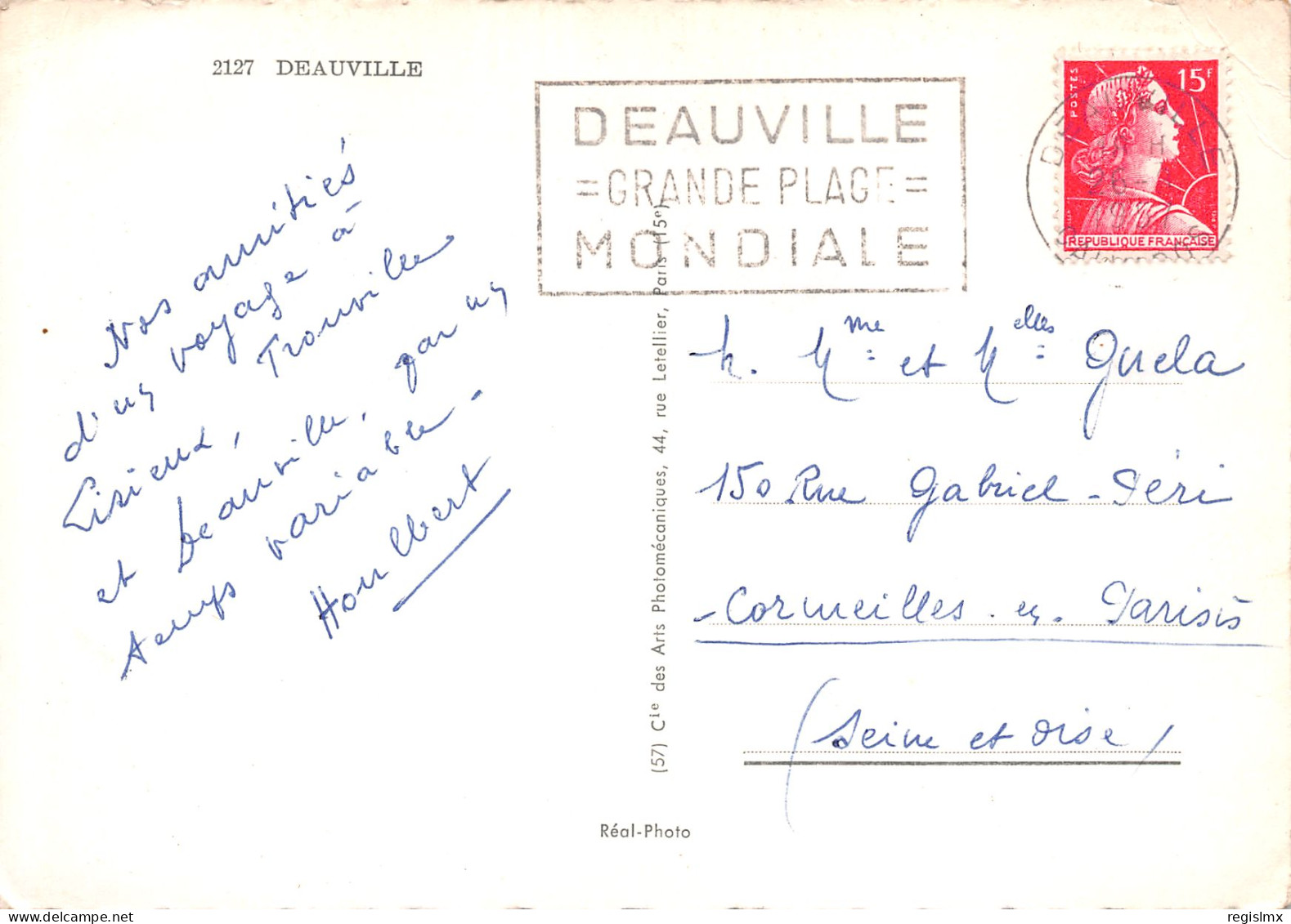 14-DEAUVILLE-N°T2657-C/0391 - Deauville