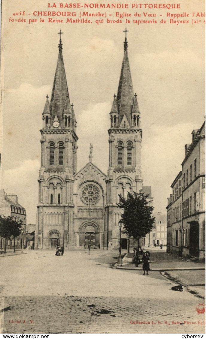 CHERBOURG - Eglise De Vœu - Animé - Cherbourg