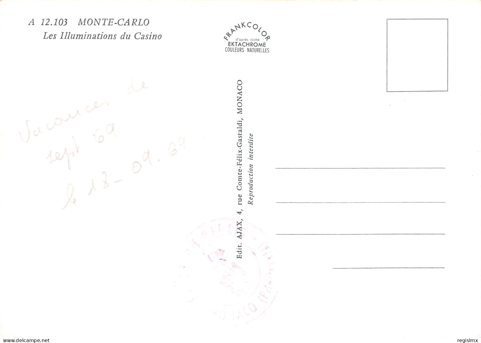 98-MONTE CARLO-N°T2657-C/0351 - Other & Unclassified
