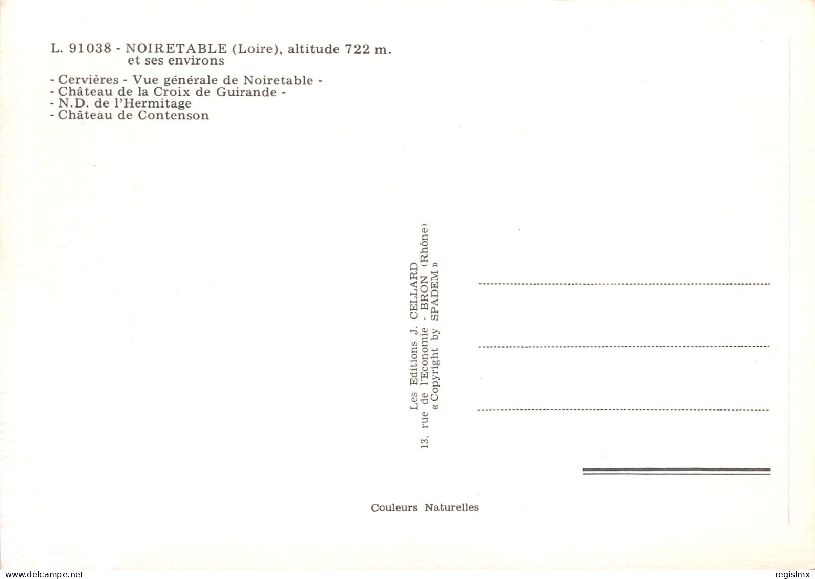 42-NOIRETABLE-N°T2658-B/0121 - Noiretable