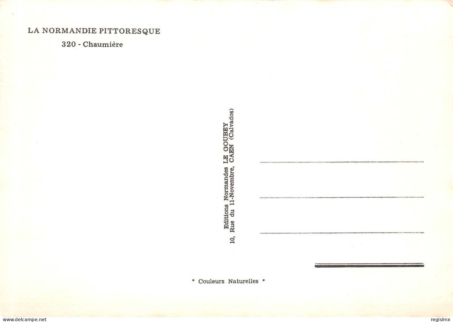 14-NORMANDIE CHAUMIERE-N°T2658-A/0291 - Other & Unclassified
