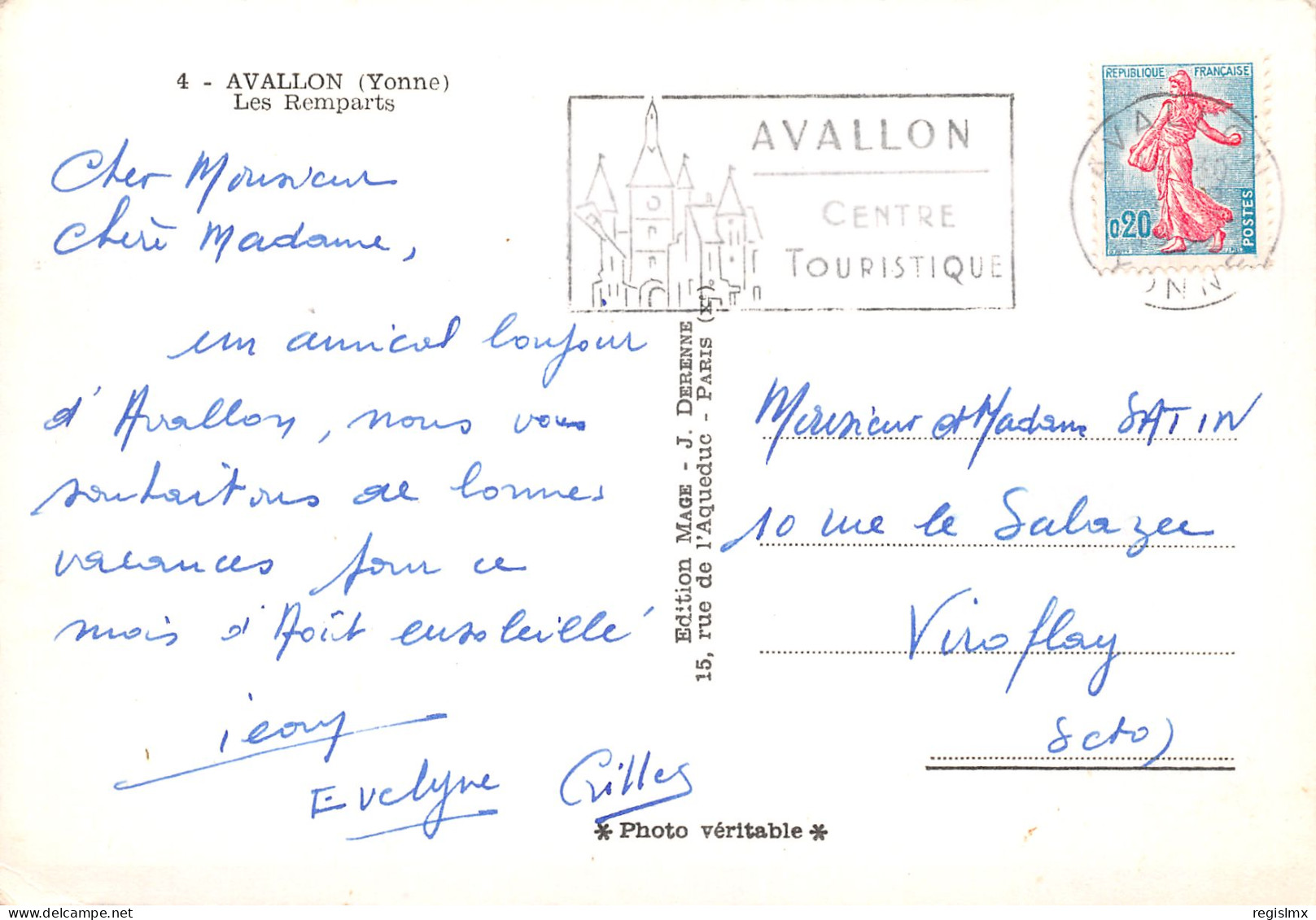 89-AVALLON-N°T2659-B/0257 - Avallon