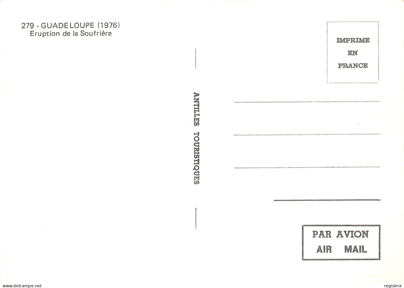 971-GUADELOUPE ERUPTION DE LA SOUFRIERE-N°T2659-B/0131 - Autres & Non Classés
