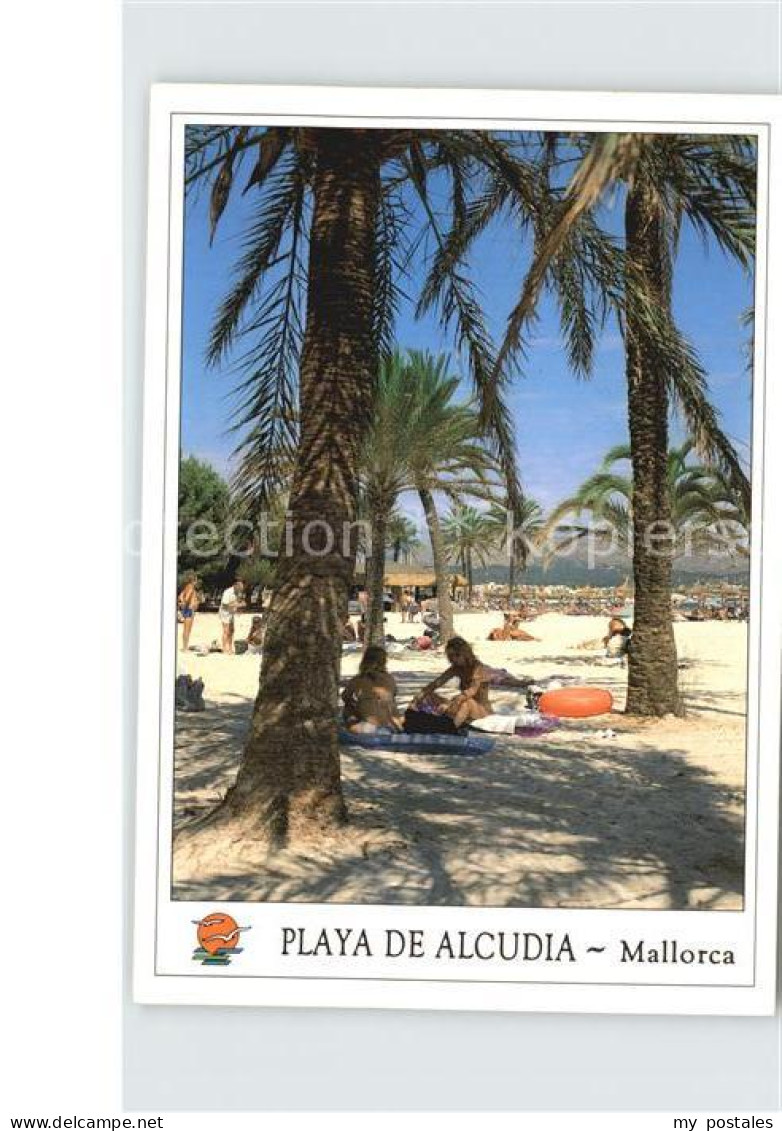 72530447 Alcudia Mallorca Playa Strand Palmen Spanien - Other & Unclassified