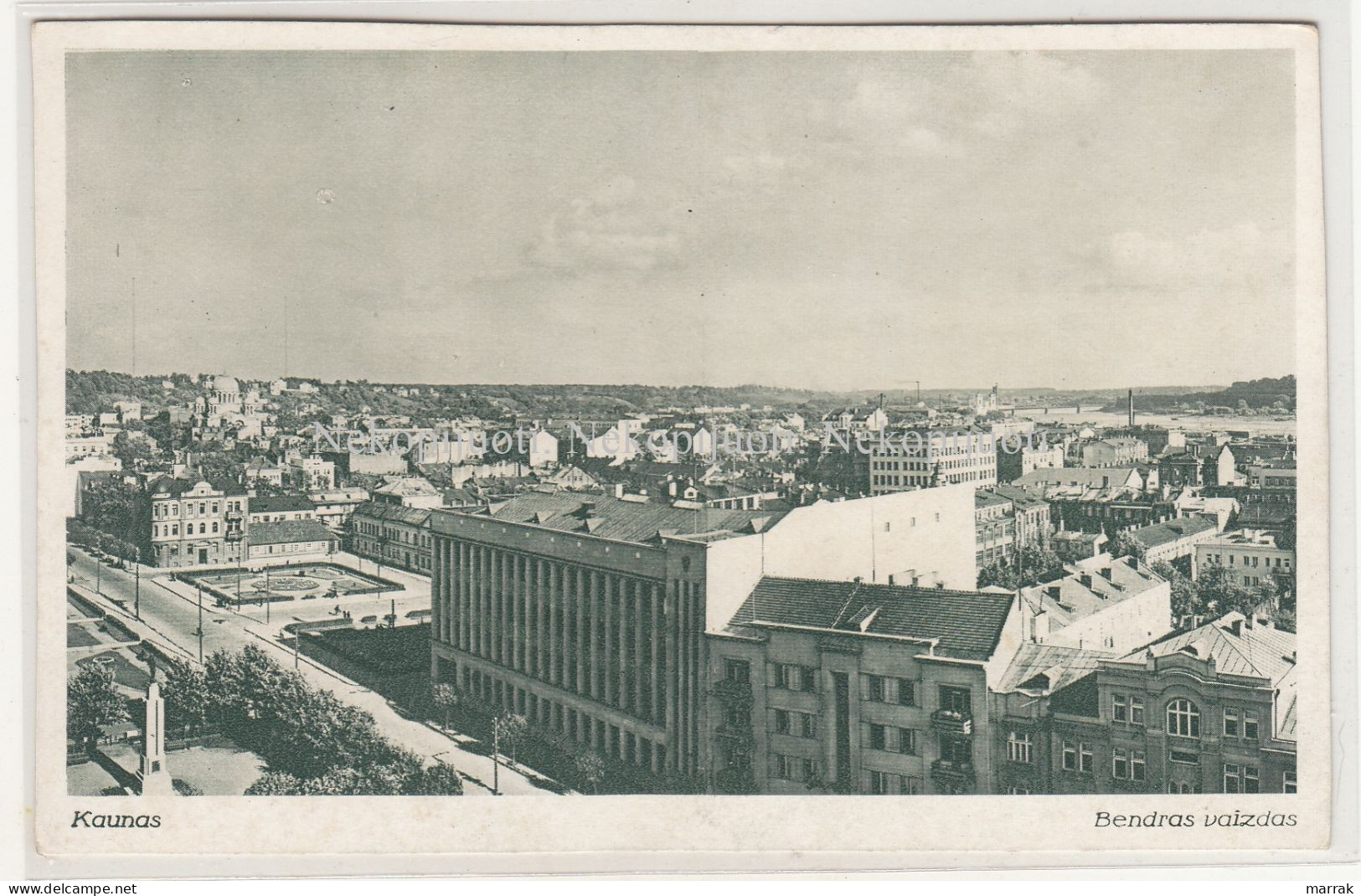 Kaunas, Bendras Vaizdas, Apie 1940 M. Atvirukas - Lituanie
