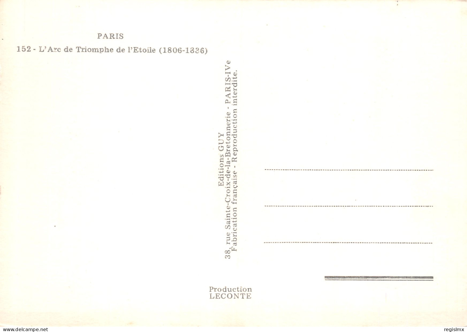 75-PARIS ARC DE TRIOMPHE-N°T2659-D/0129 - Arc De Triomphe