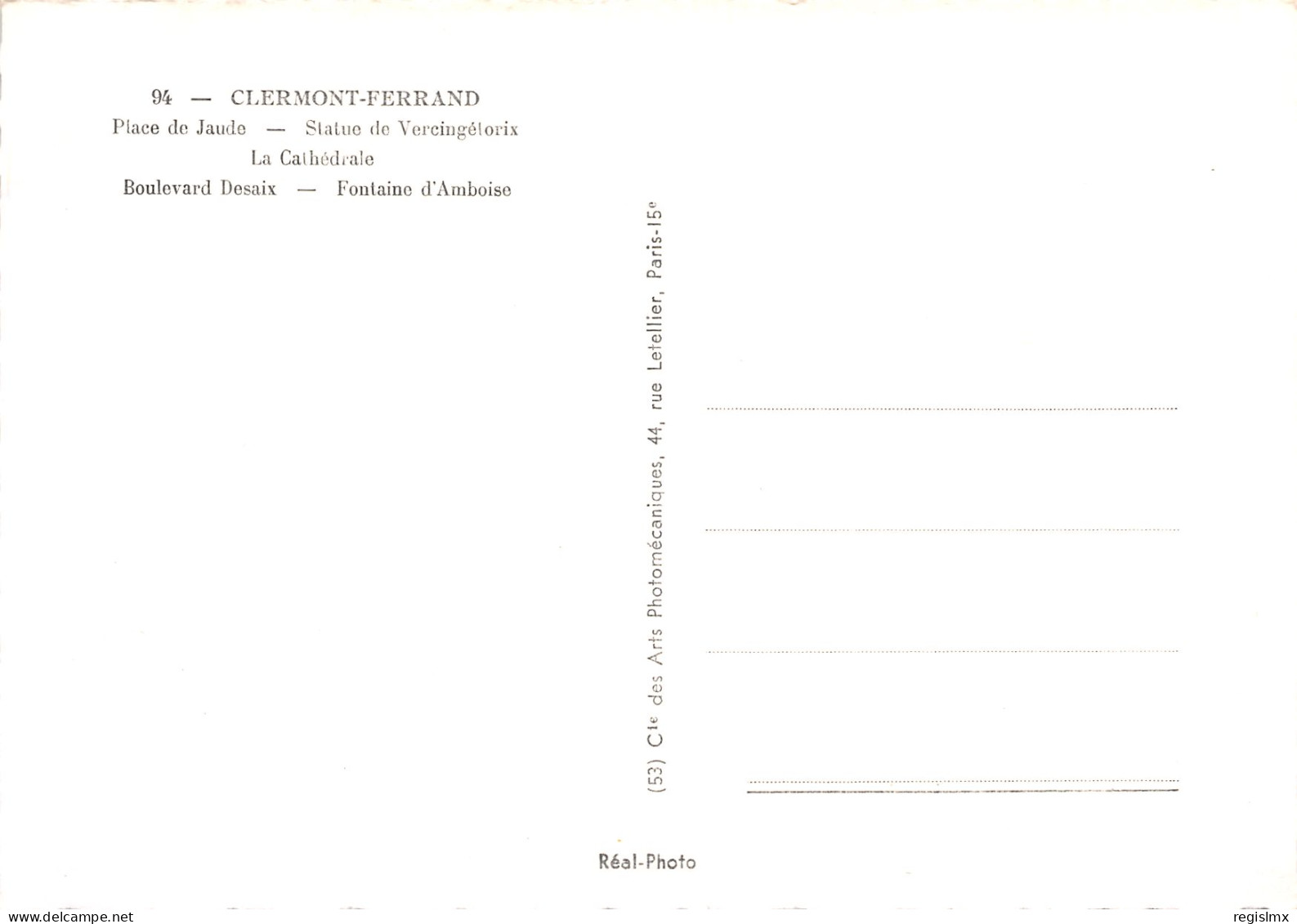 63-CLERMONT FERRAND-N°T2659-C/0359 - Clermont Ferrand