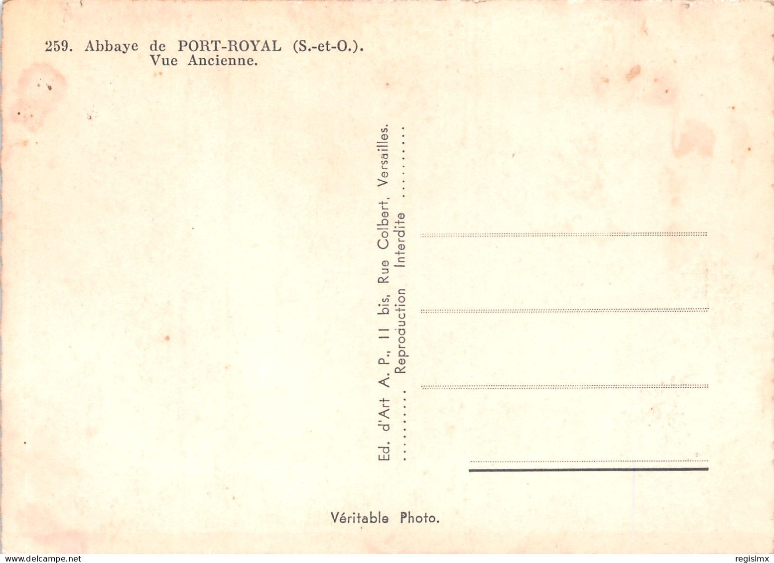 78-MAGNY LES HAMEAUX ABBAYE DE PORT ROYAL DES CHAMPS-N°T2659-C/0283 - Magny-les-Hameaux