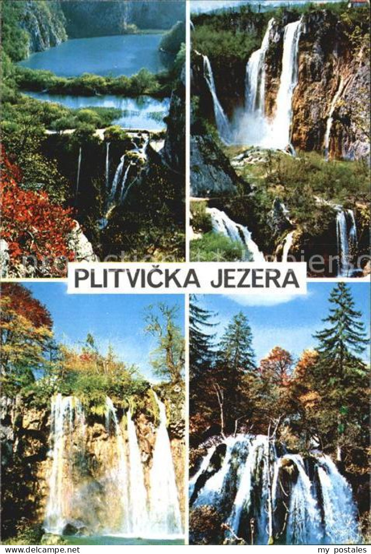 72530354 Plitvicka Jezera Wasserfaelle Panorama  Plitvicka Jezera - Croatie