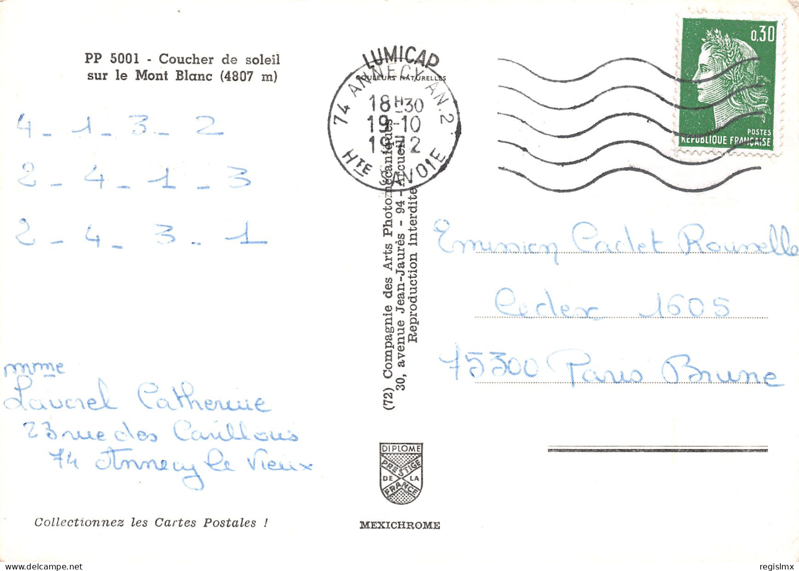 74-LE MONT BLANC-N°T2660-C/0231 - Other & Unclassified