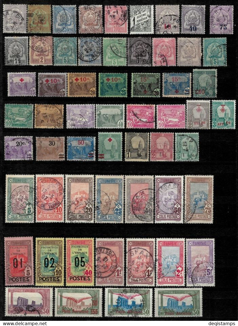 French Tunisia Postage Stamps 1890/1940 Collection - Unused Stamps