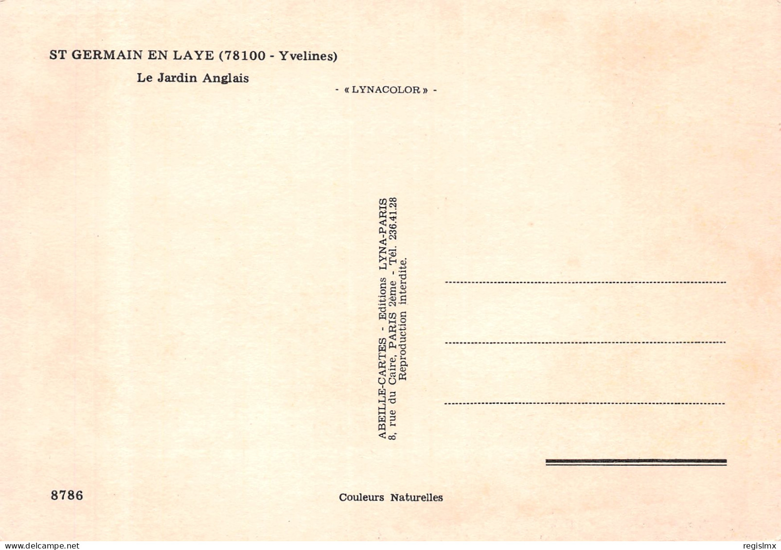 78-SAINT GERMAIN EN LAYE-N°T2660-B/0385 - St. Germain En Laye