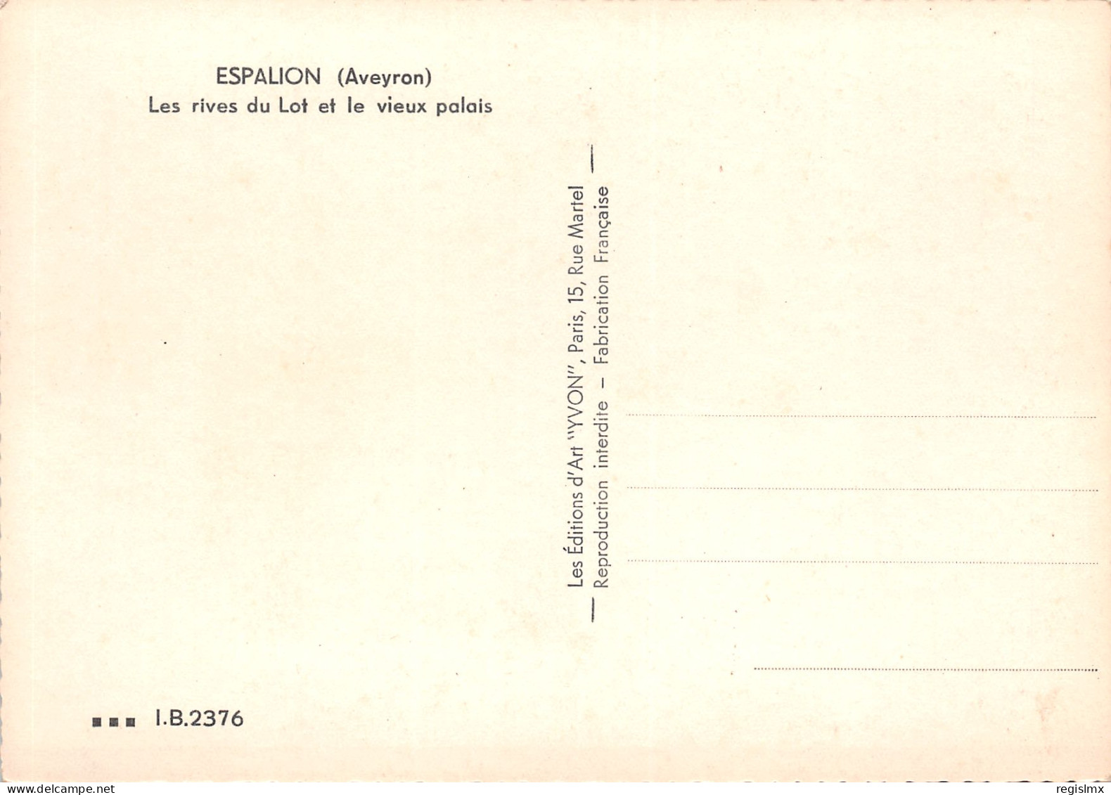 12-ESPALION-N°T2660-B/0347 - Espalion