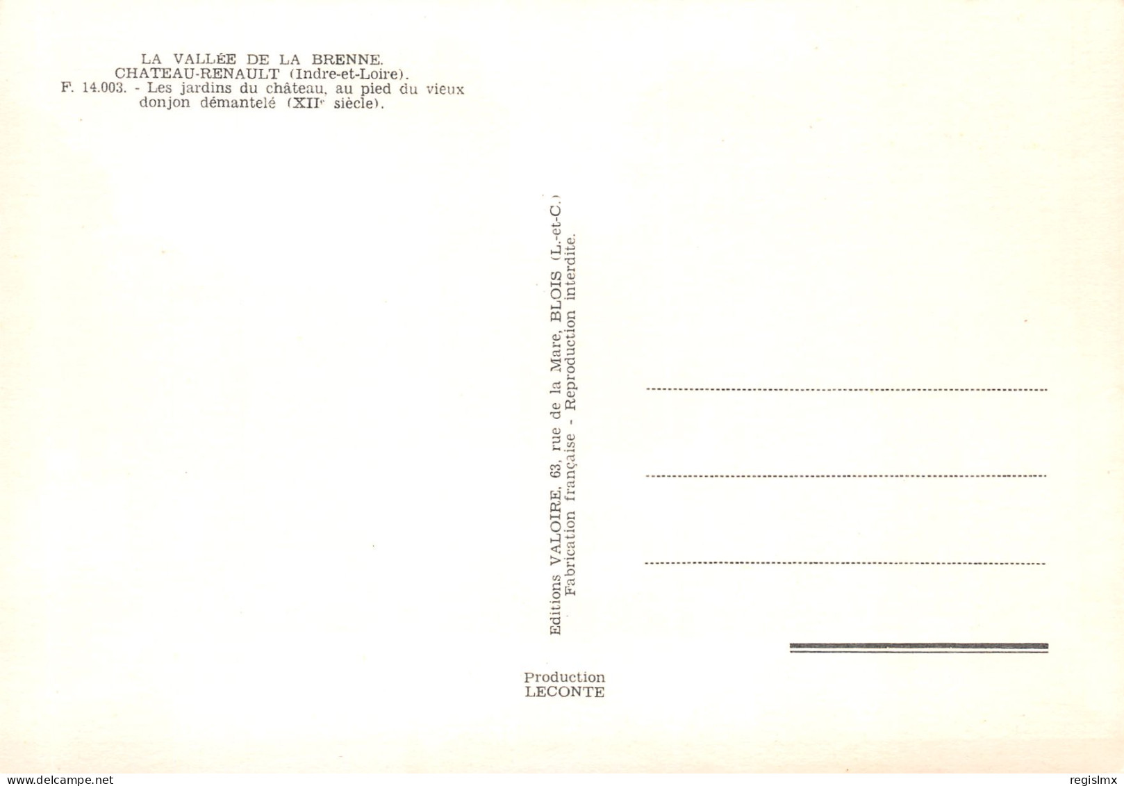 37-CHATEAU RENAULT-N°T2660-B/0199 - Other & Unclassified