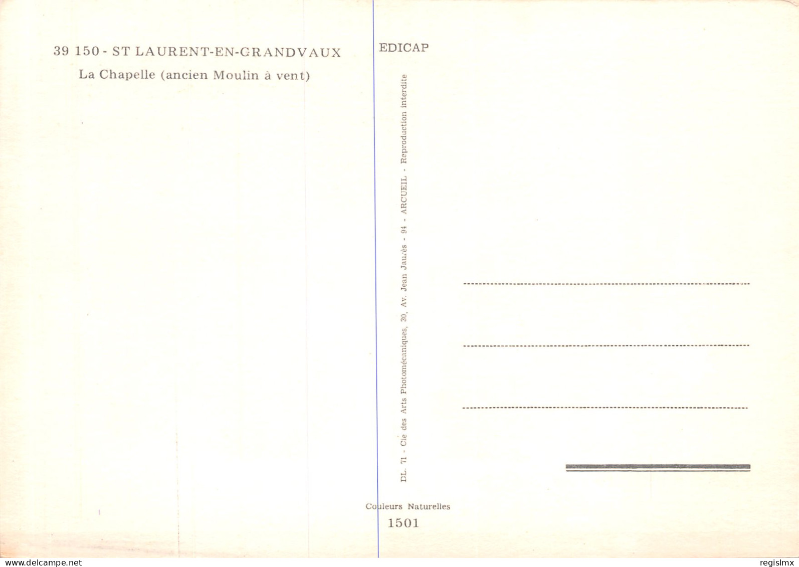 39-SAINT LAURENT EN GRANDVAUX-N°T2660-B/0045 - Autres & Non Classés