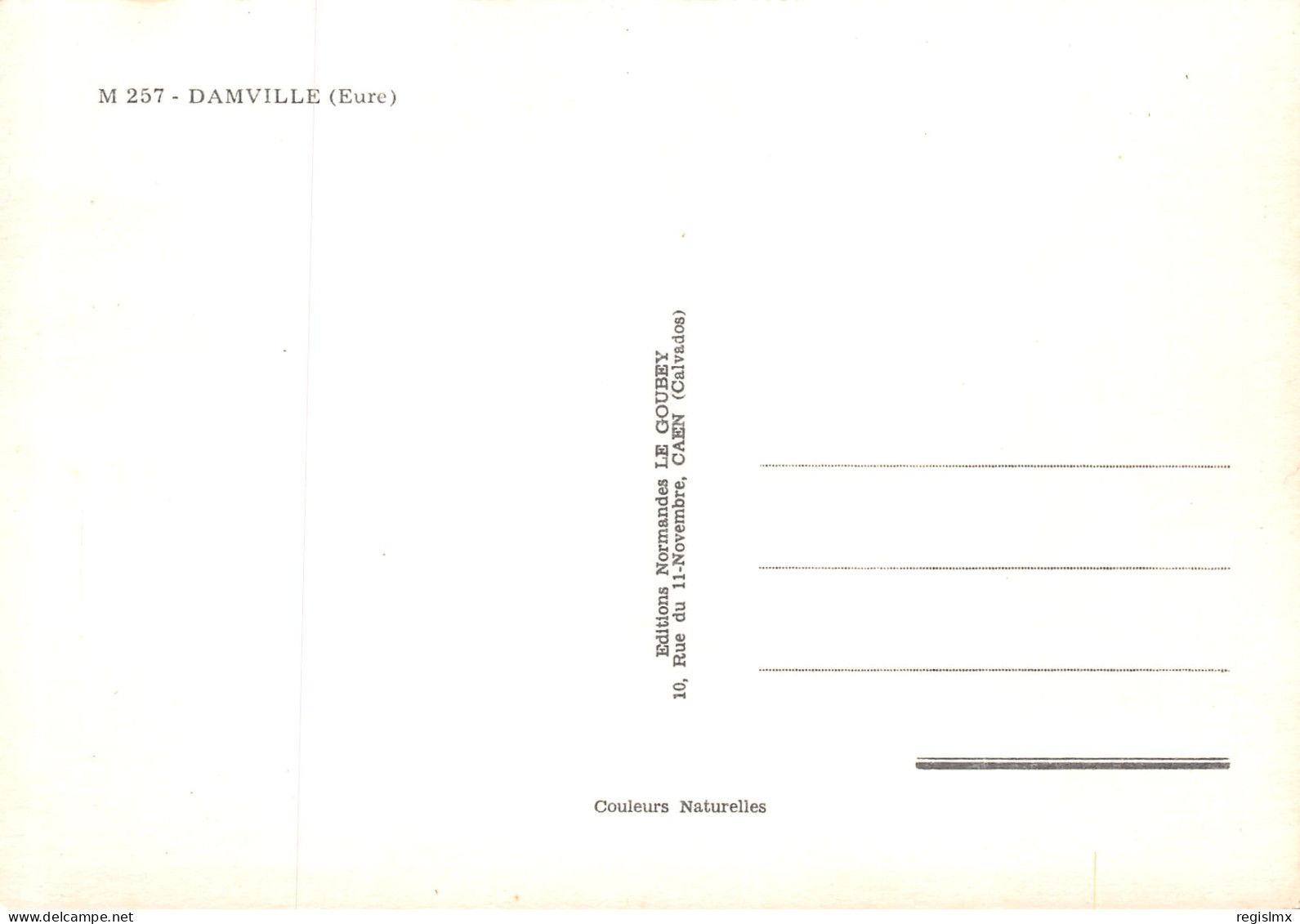 27-DAMVILLE-N°T2660-B/0013 - Autres & Non Classés