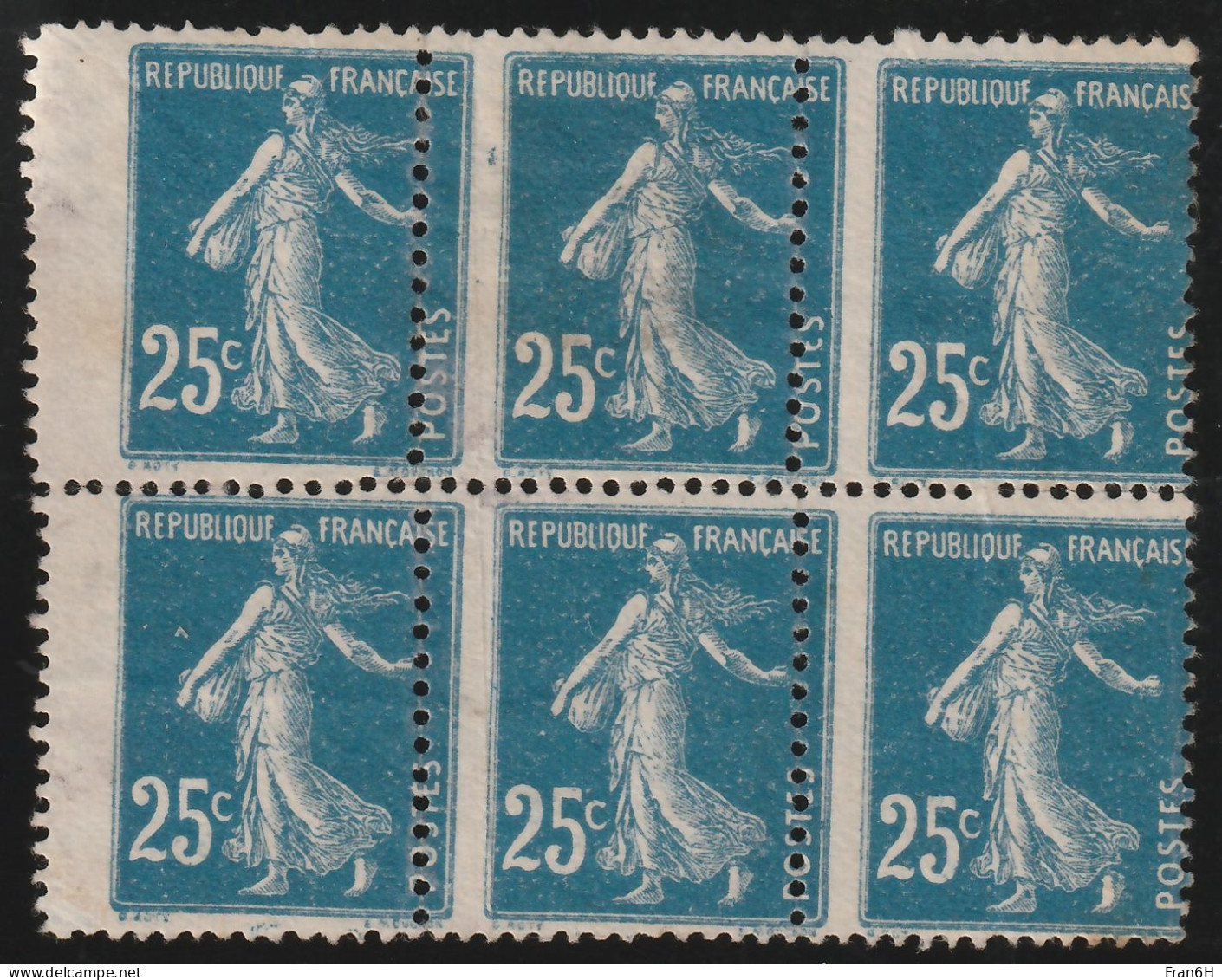 YT N° 140x Piquage à Cheval Bloc De 6 - Neufs (*) - Cote 270,00 € - Unused Stamps