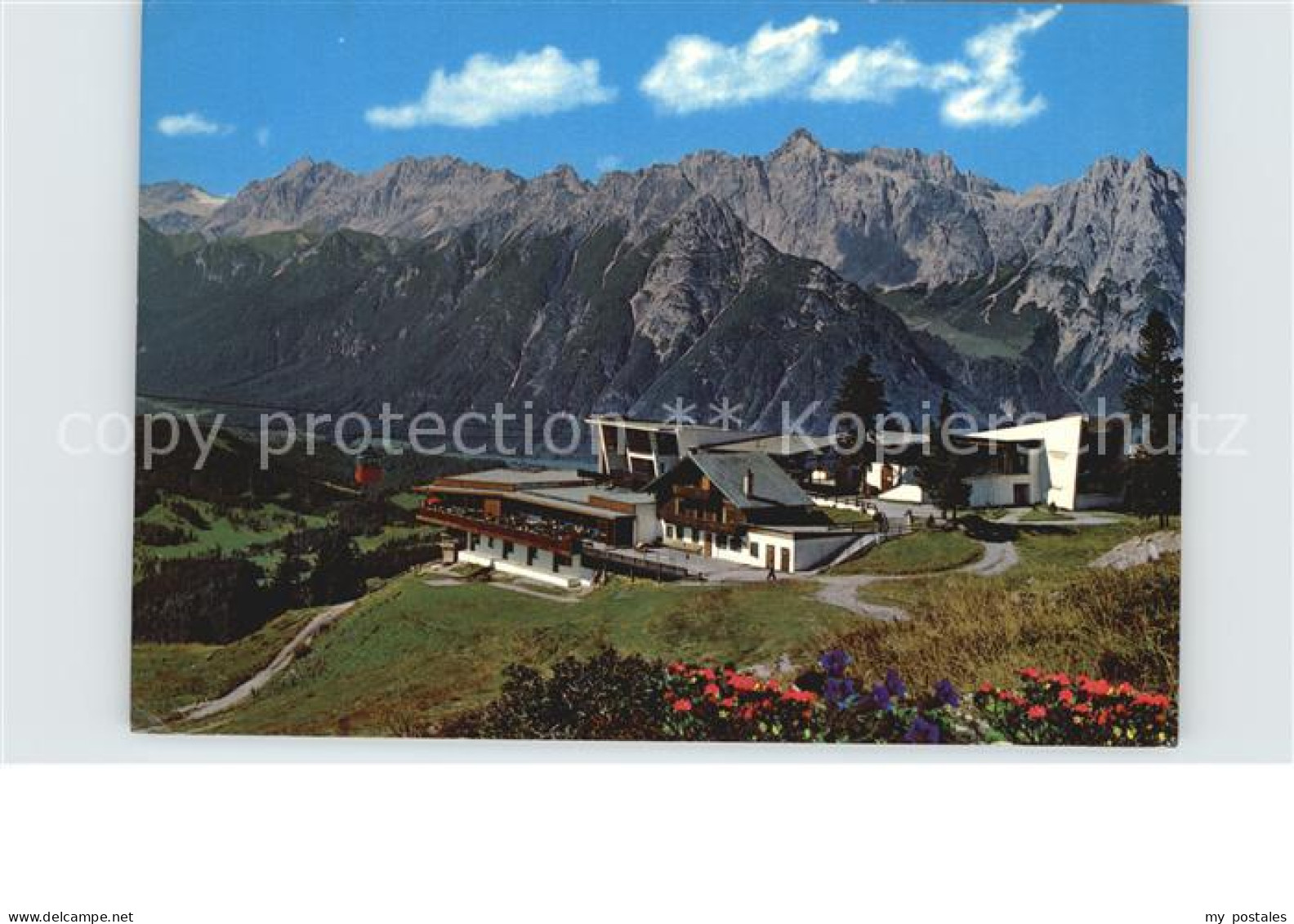72530309 Seefeld Tirol Rosshuette Mit Haermelekopfseilbahn Zugspitze Und Wetters - Other & Unclassified