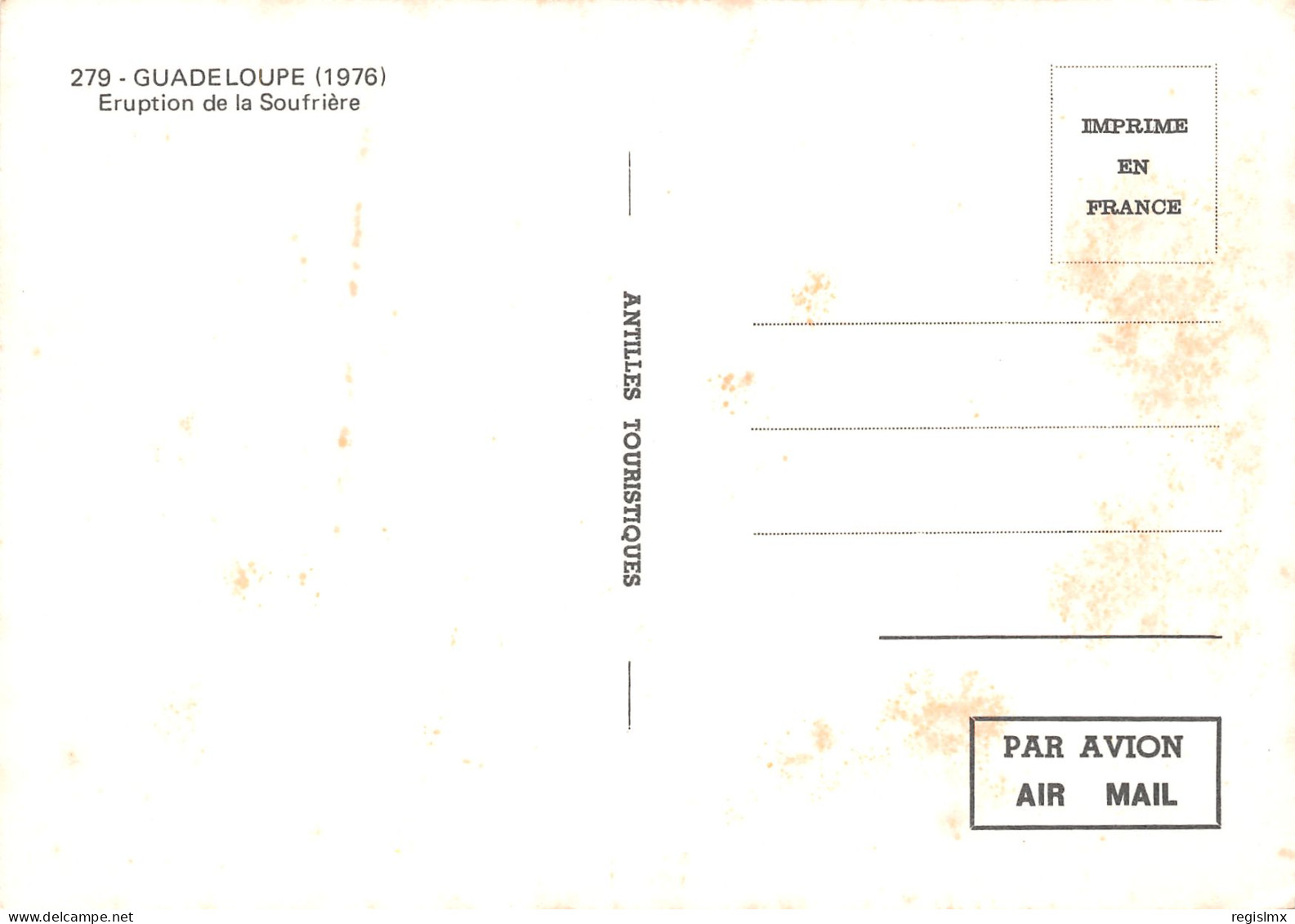 971-GUADELOUPE ERUPTION DE LA SOUFRIERE-N°T2660-A/0305 - Other & Unclassified