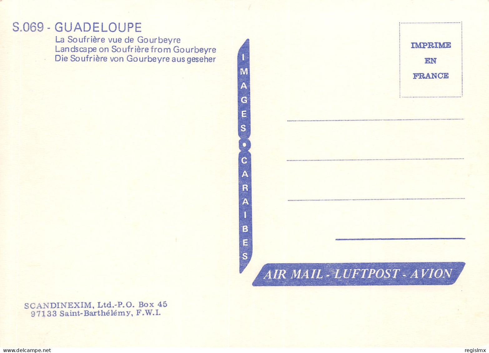 971-GUADELOUPE LA SOUFRIERE-N°T2660-A/0303 - Other & Unclassified