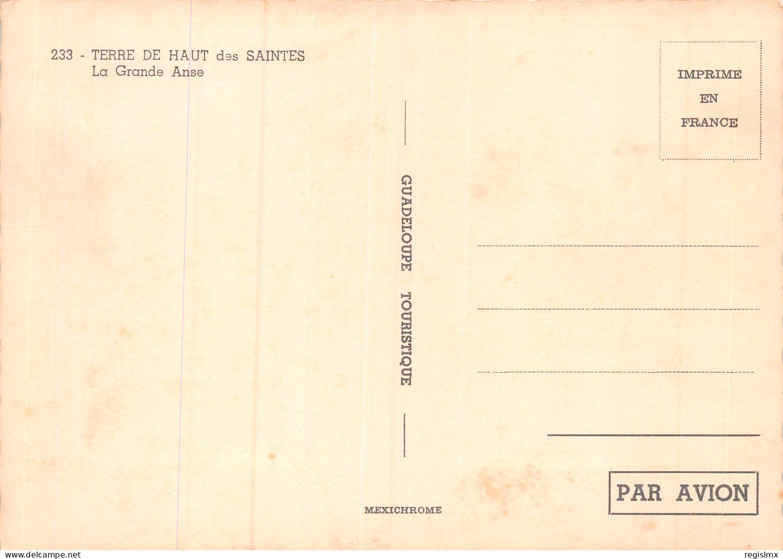 971-GUADELOUPE LES SAINTES-N°T2660-A/0289 - Autres & Non Classés