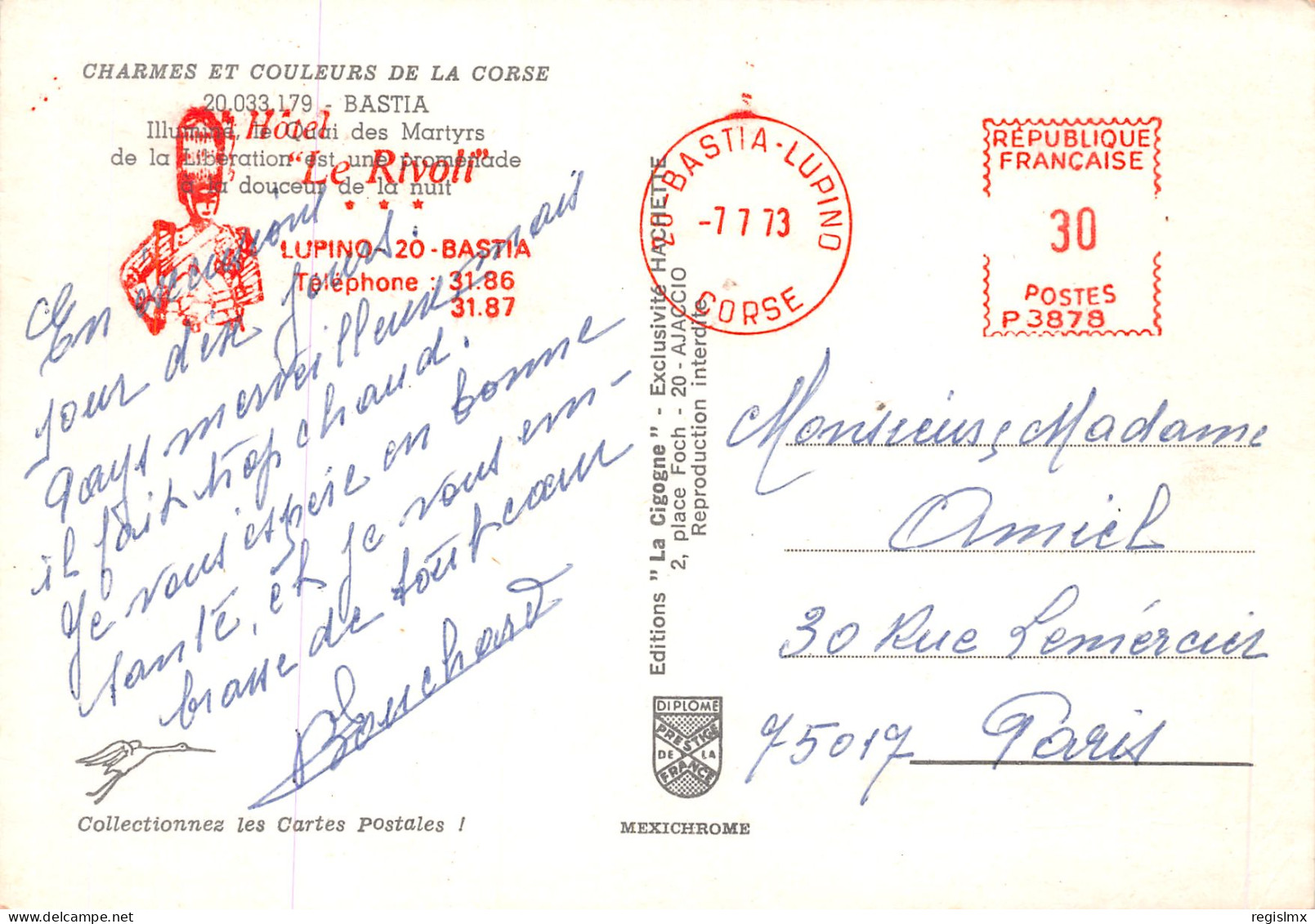 2B-CORSE BASTIA-N°T2660-A/0259 - Other & Unclassified
