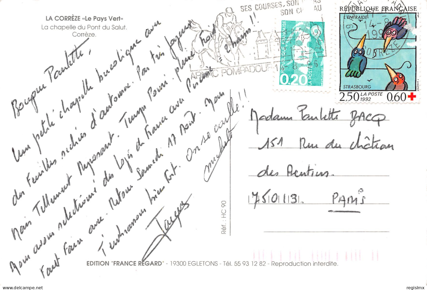 19-CORREZE-N°T2660-A/0217 - Other & Unclassified