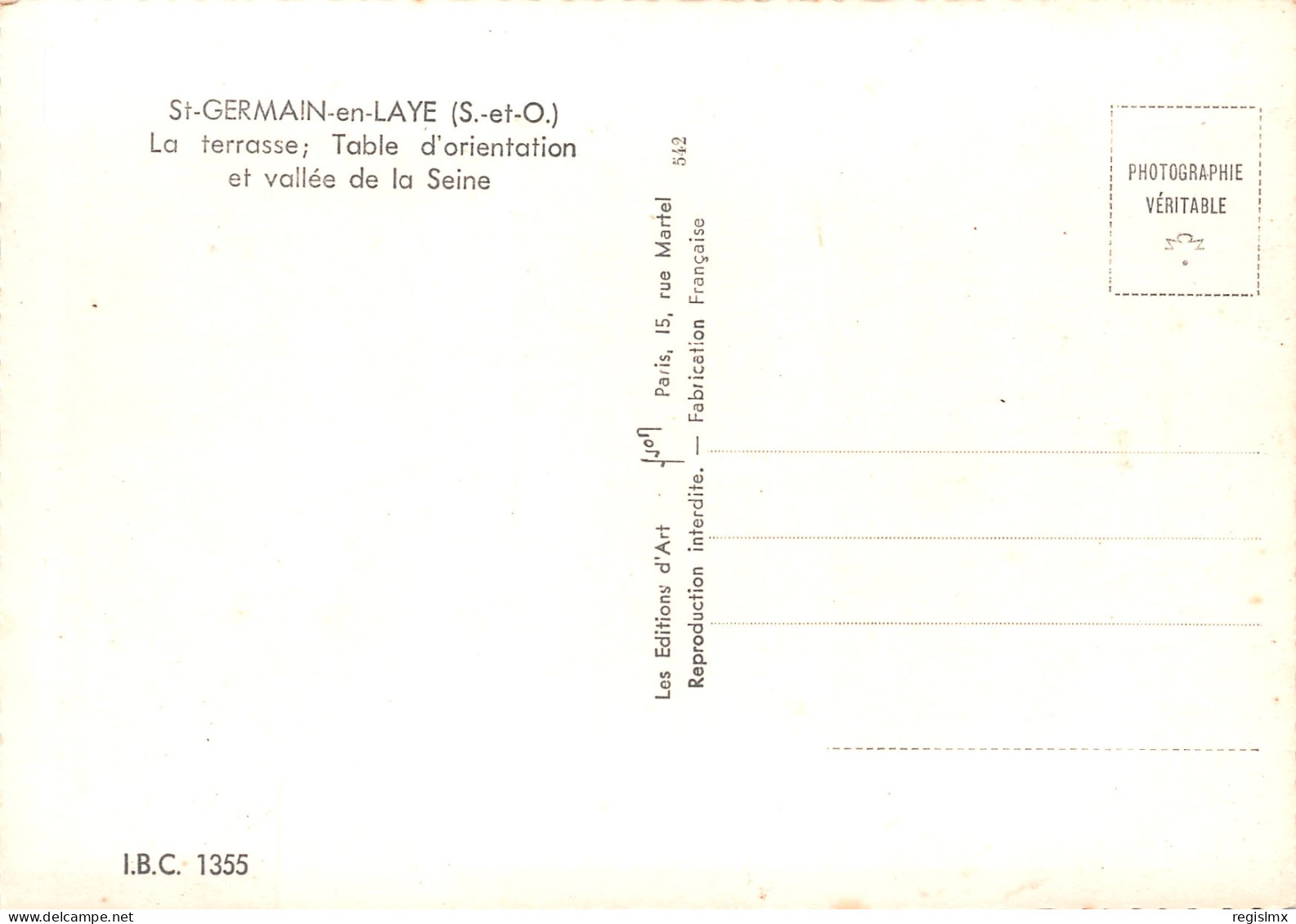 78-SAINT GERMAIN EN LAYE-N°T2661-B/0179 - St. Germain En Laye