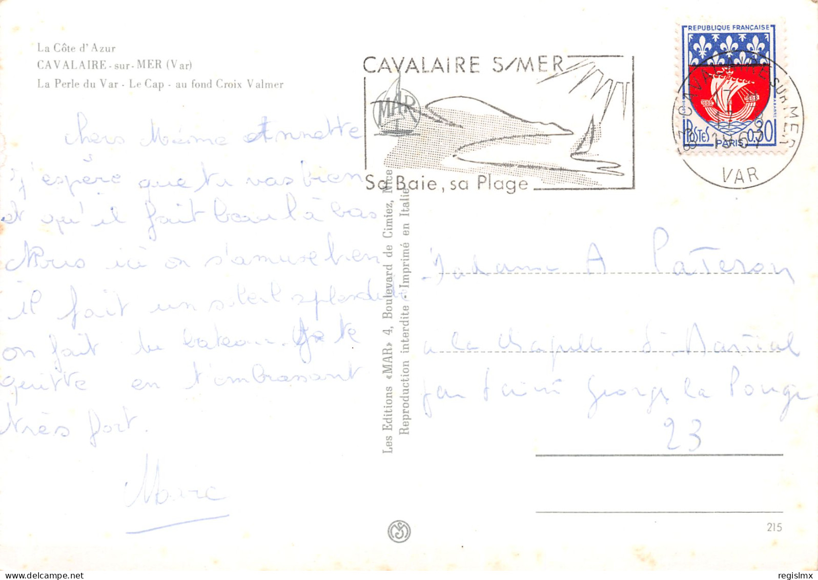 83-CAVALAIRE SUR MER-N°T2661-B/0089 - Cavalaire-sur-Mer