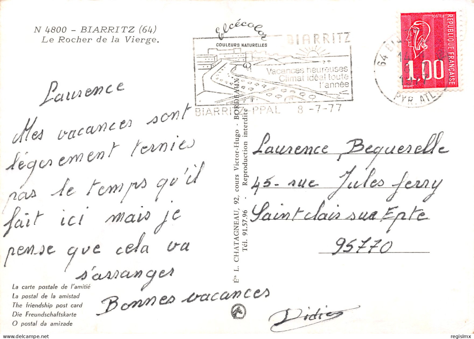 64-BIARRITZ-N°T2661-A/0225 - Biarritz