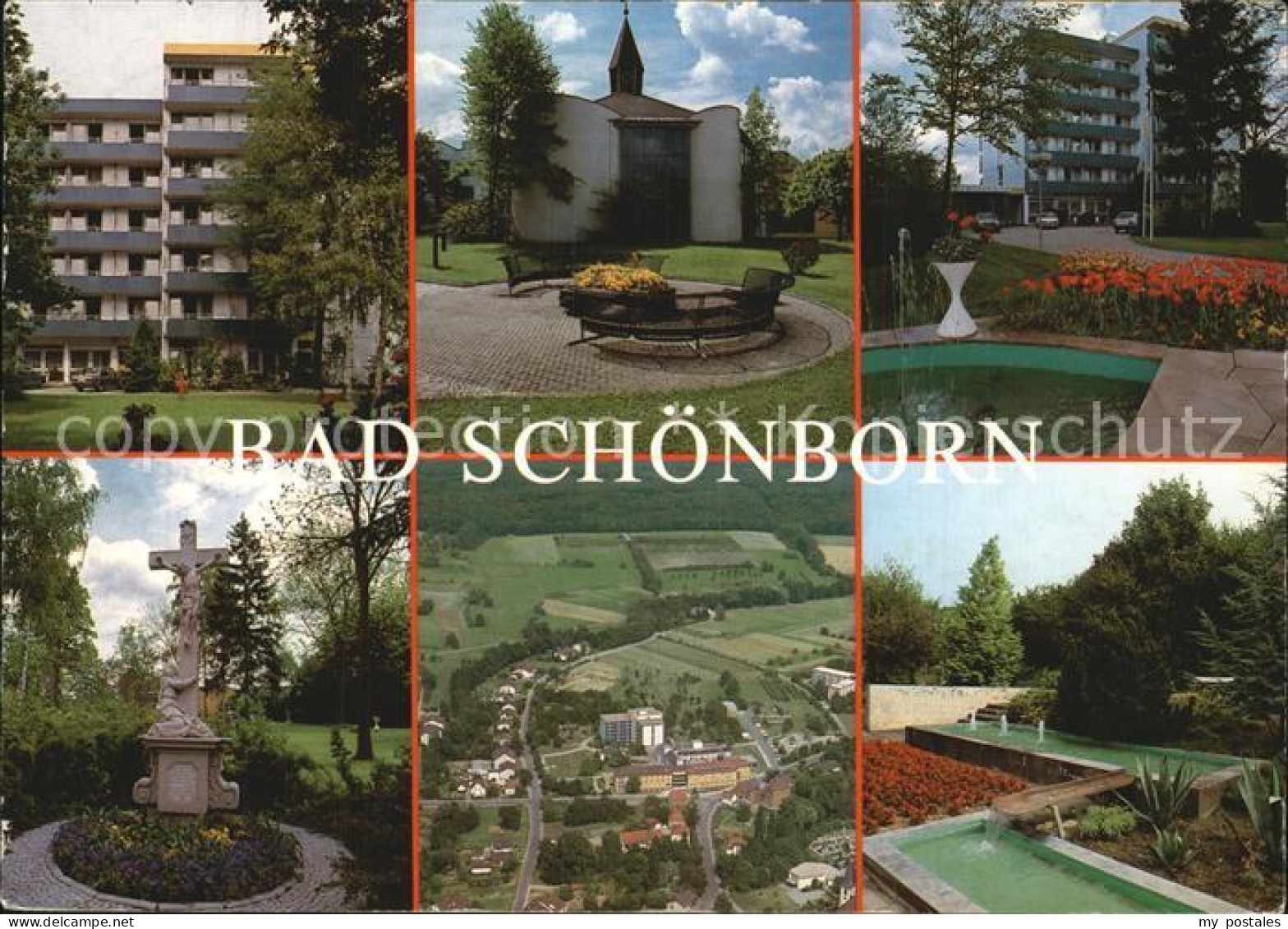 72530253 Bad Schoenborn Sanatorium Park Denkmal Fliegeraufnahme Anlage Bad Schoe - Bad Schönborn