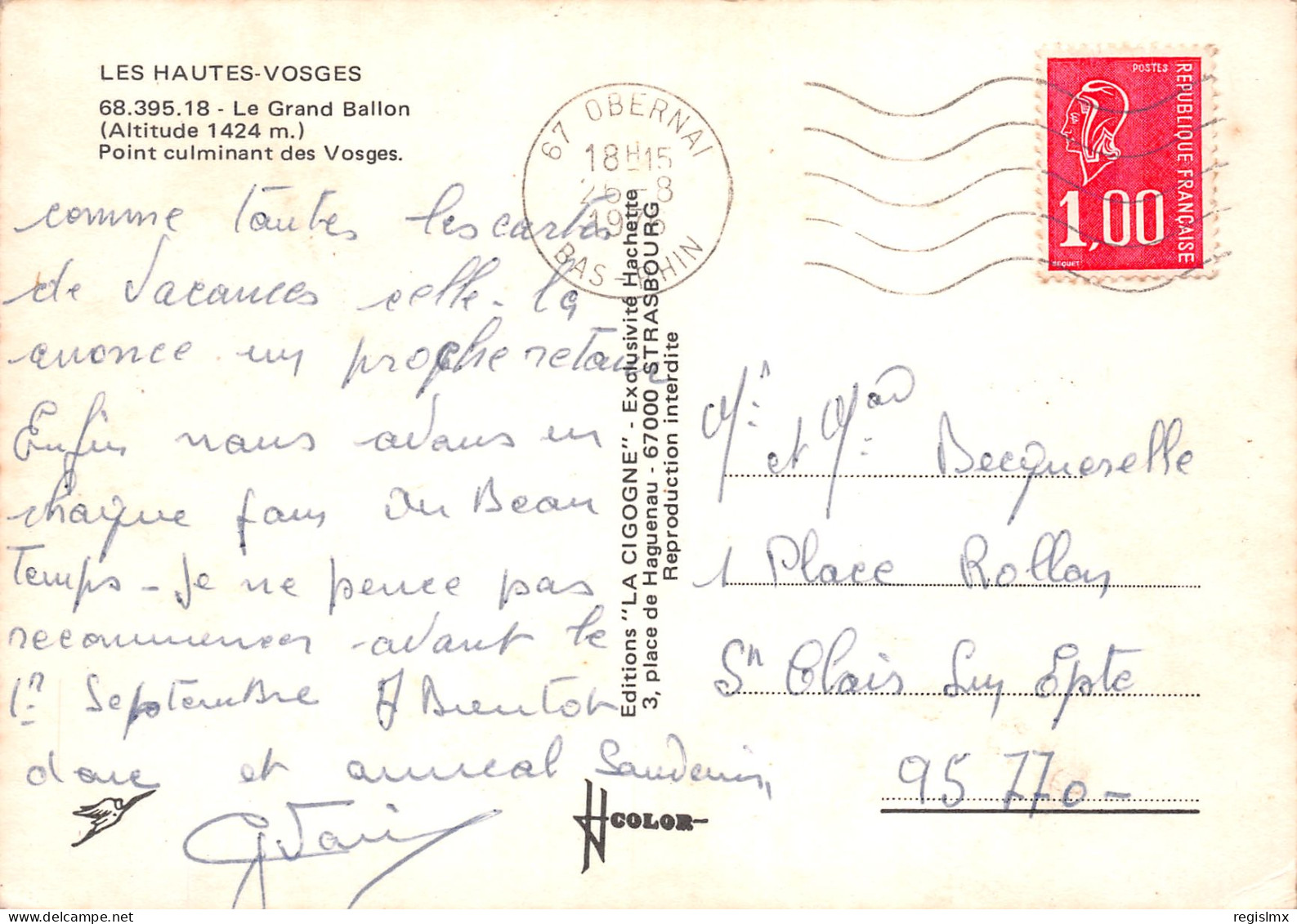 68-LE GRAND BALLON-N°T2661-A/0025 - Other & Unclassified