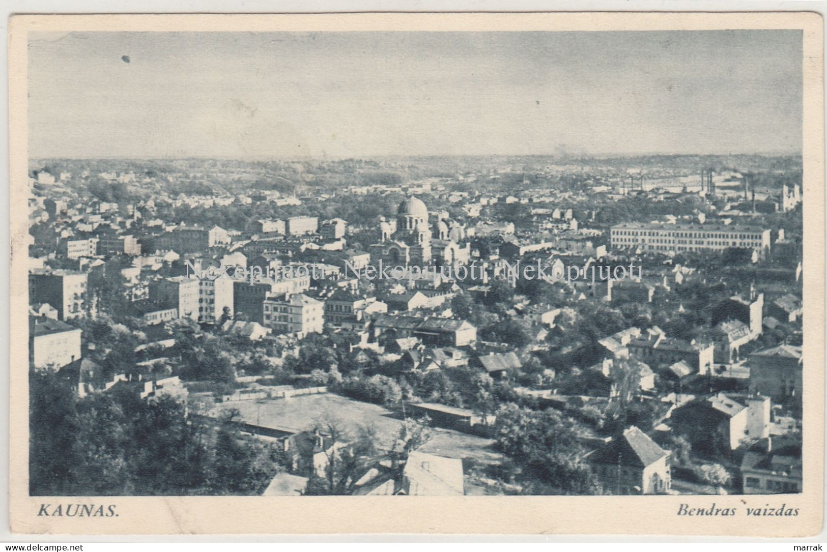 Kaunas, Bendras Vaizdas, Apie 1940 M. Atvirukas - Lituanie