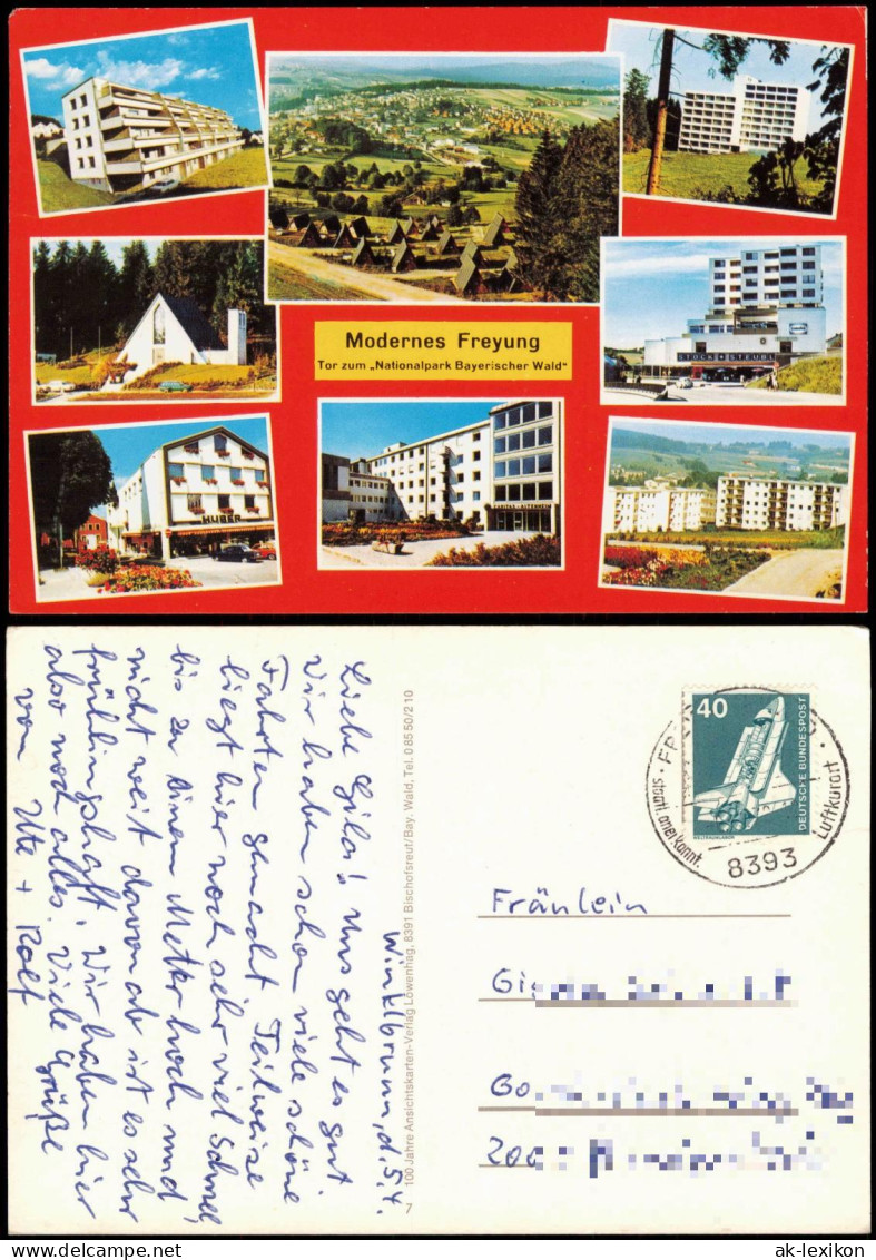 Ansichtskarte Freyung Mehrbildkarte Mit Ortsansichten 1980 - Freyung