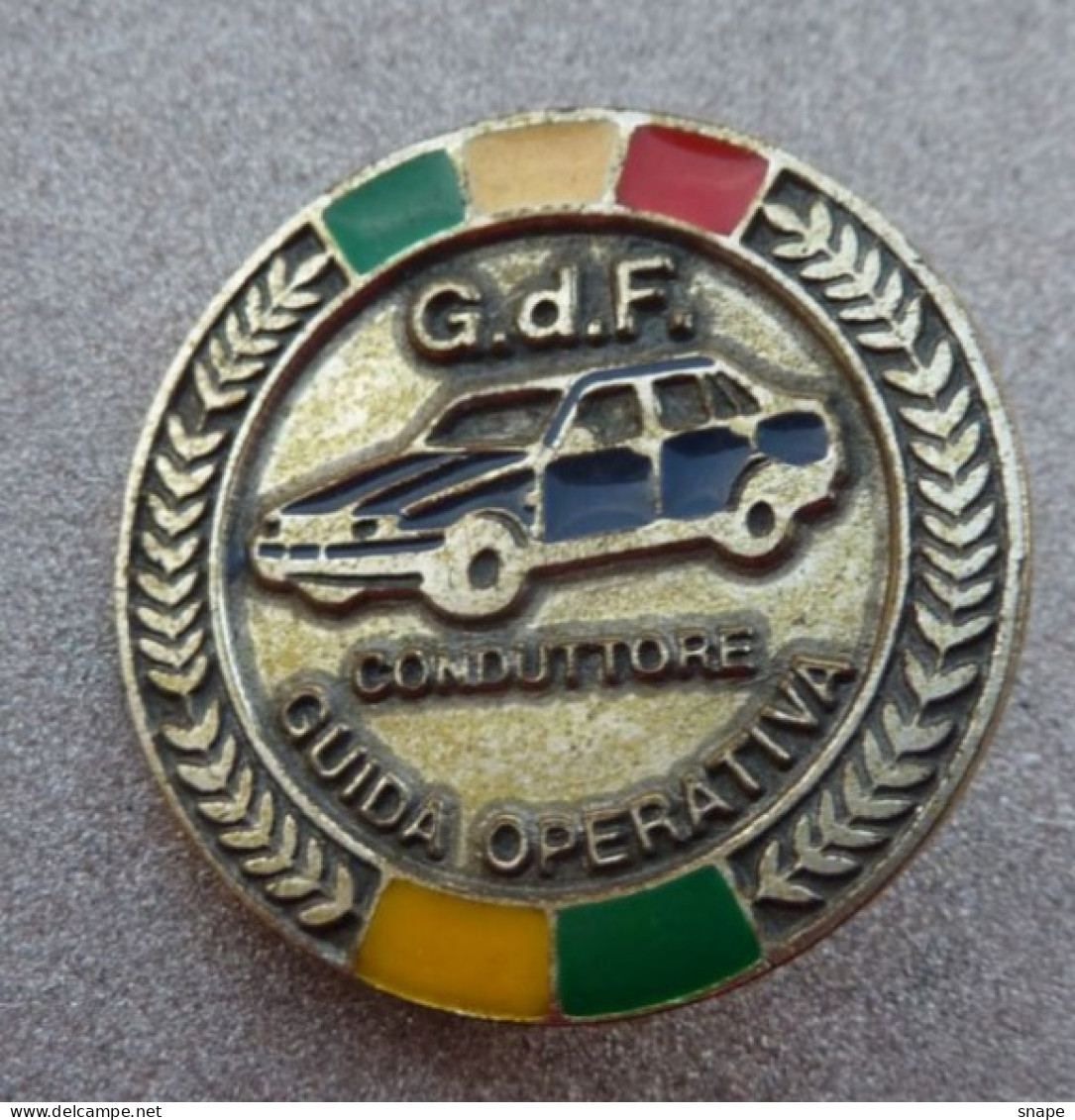 Distintivo Conduttore Guida Operativa - Guardia Di Finanza - Dismesso - Anni 80/90 - Used Obsolete (286) - Police & Gendarmerie